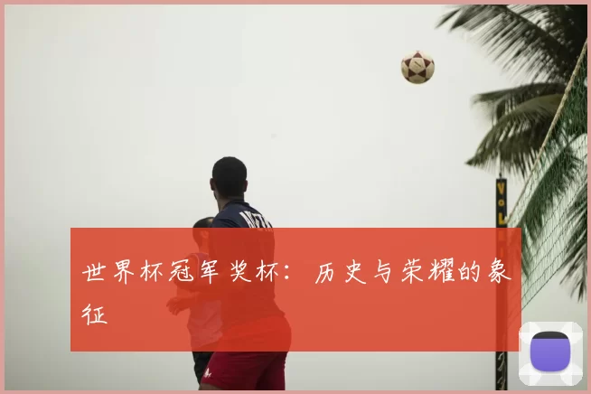 世界杯冠军奖杯：历史与荣耀的象征