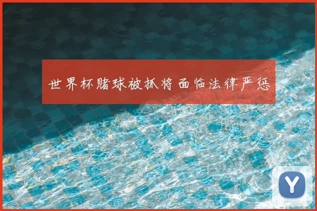 世界杯赌球被抓将面临法律严惩