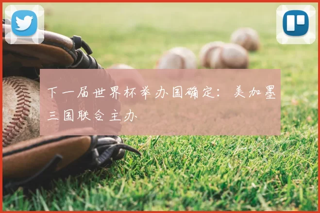 下一届世界杯举办国确定:美加墨三国联合主办
